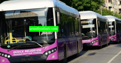 Düzce belediyesi otobüs bilet fiyatları 2020