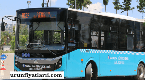antalya belediye otobüs ücretleri 2020