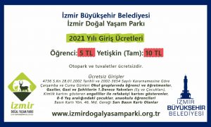 İzmir doğal yaşam parkı giriş ücretleri